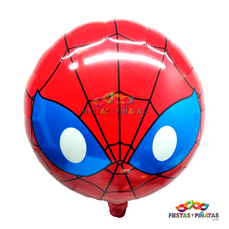 GLOBO FIGURA SPIDERMAN METALIZADO - Fiestas y Piñatas Bogotá ✓ - Piñatería  Online